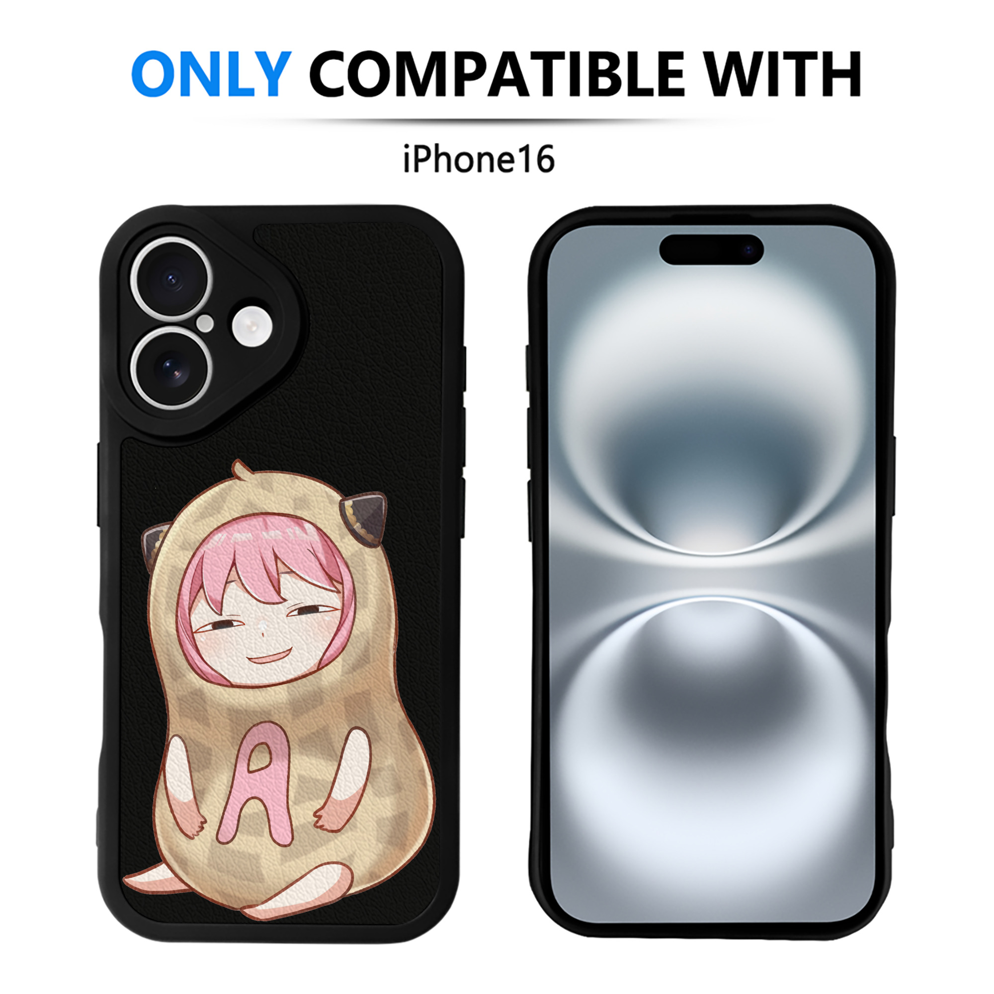 （画像用） SPY×FAMILY间谍家家酒 【iPhone 16シリーズ対応】シリコンスマホケース（レザー調） 材質：シリコン